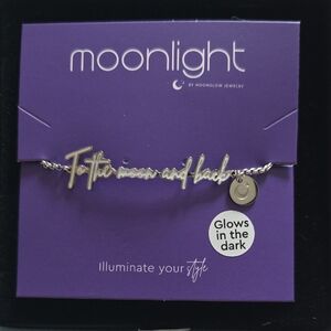 Silver Bracelet - To the Moon and Back